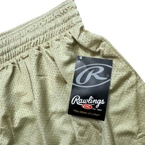 Vintage Deadstock NWT Rawlings Gold Athletic Shorts Men’s Size XXL Adult